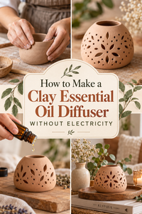 How to Make a Clay Essential Oil Diffuser Without Electricity