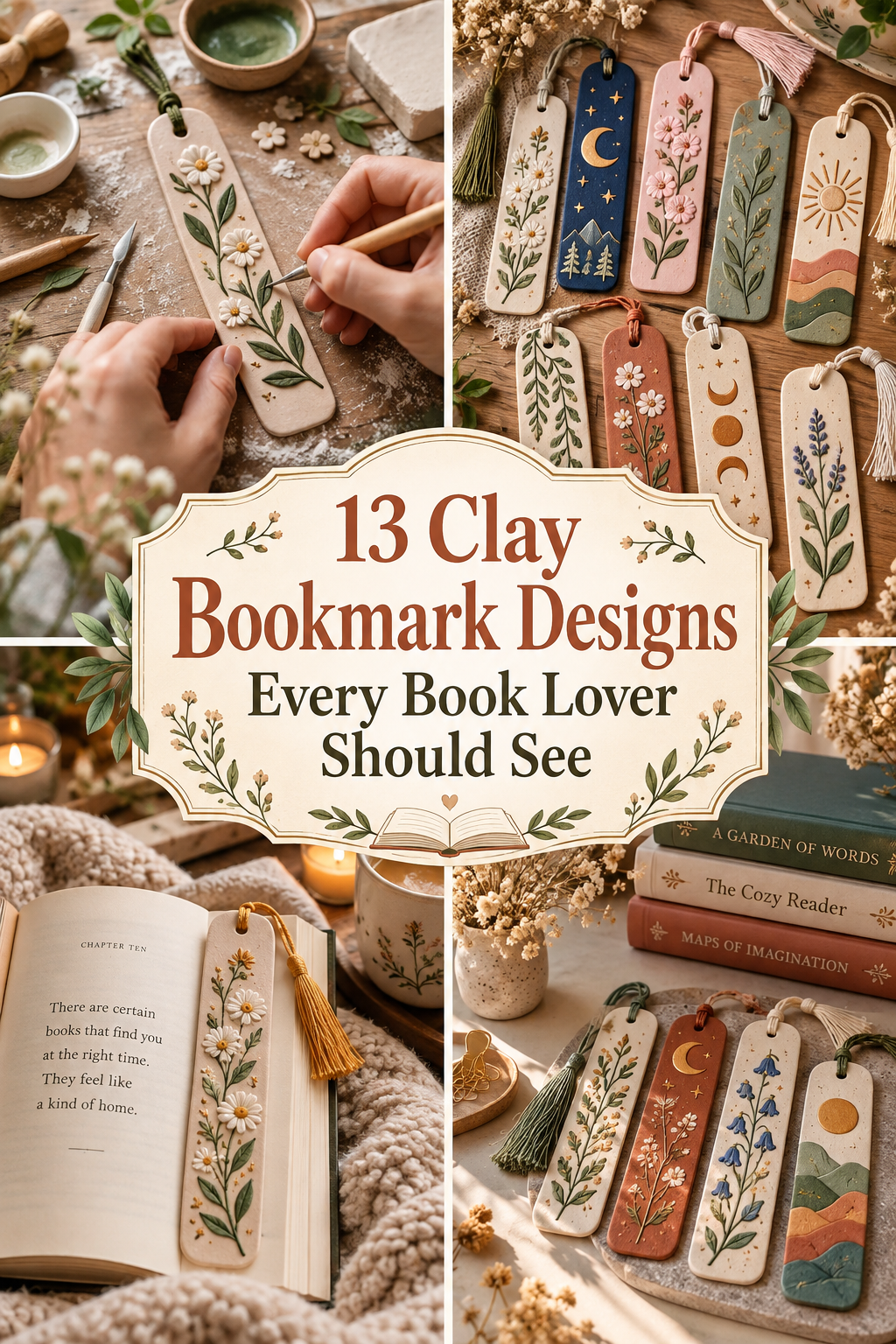 13 Clay Bookmark Designs Every Book Lover Should See