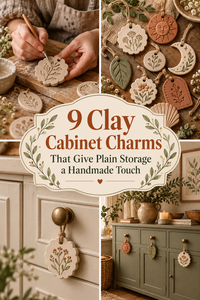 9 Clay Cabinet Charms That Give Plain Storage a Handmade Touch